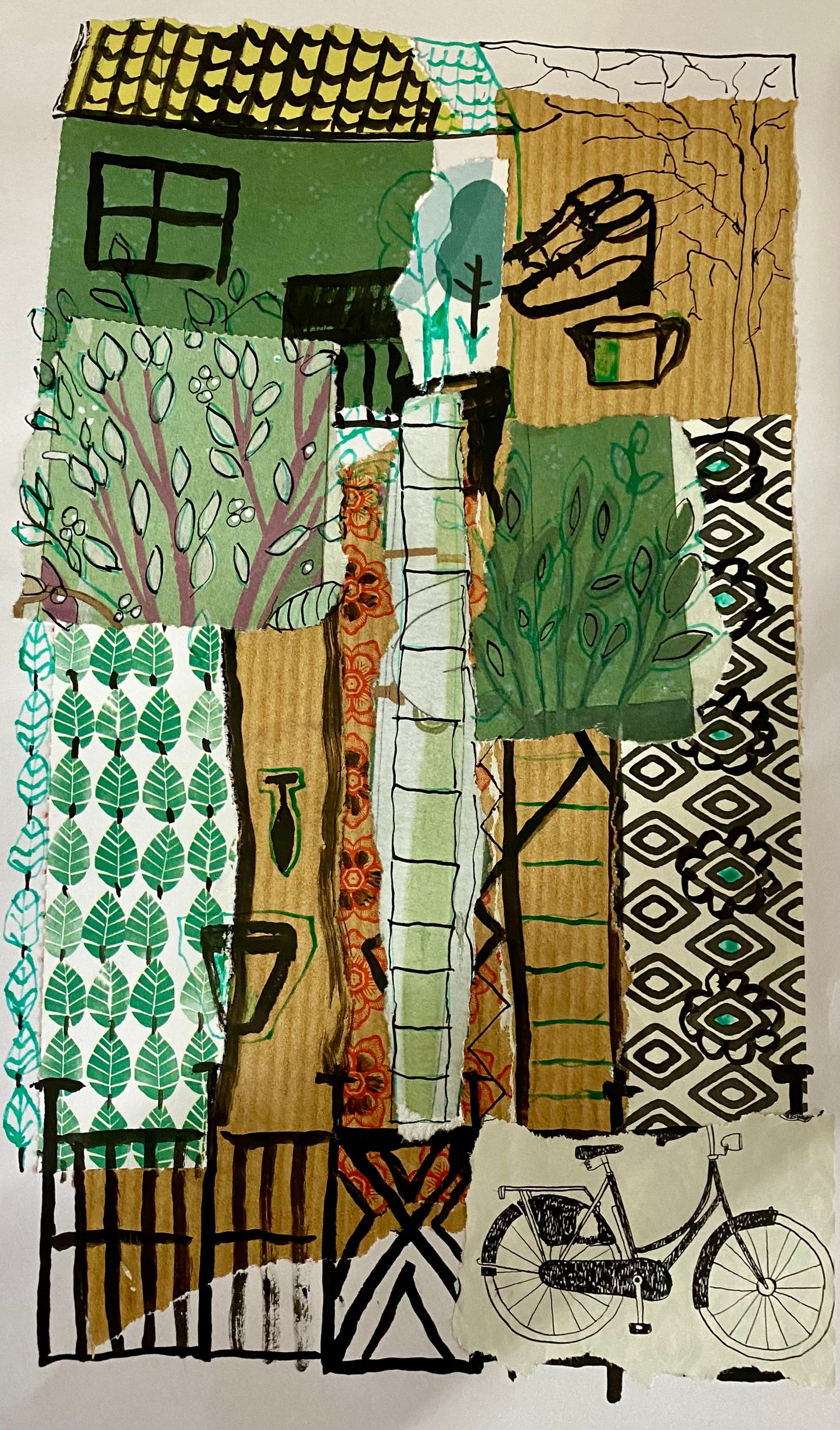 Kitchen table collage no.3