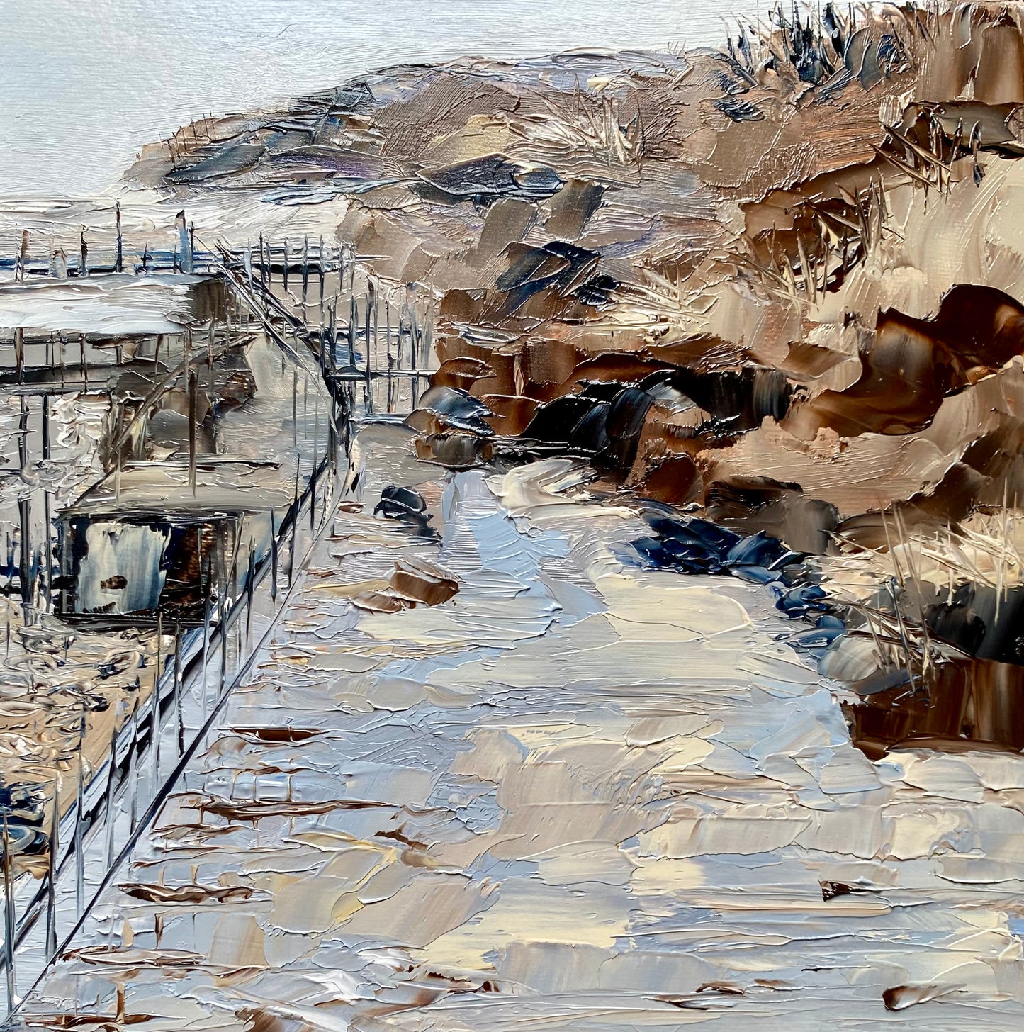 Landslide at Overstrand promenade