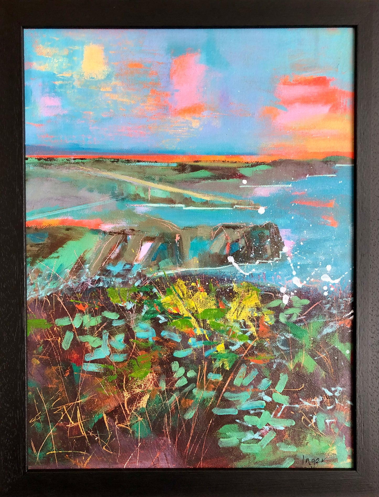 Within a landscape