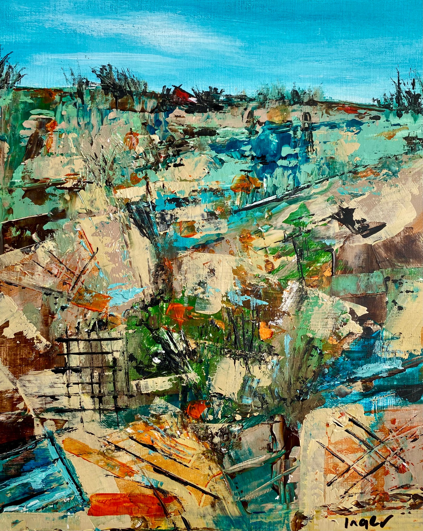 Falling cliffs - Print