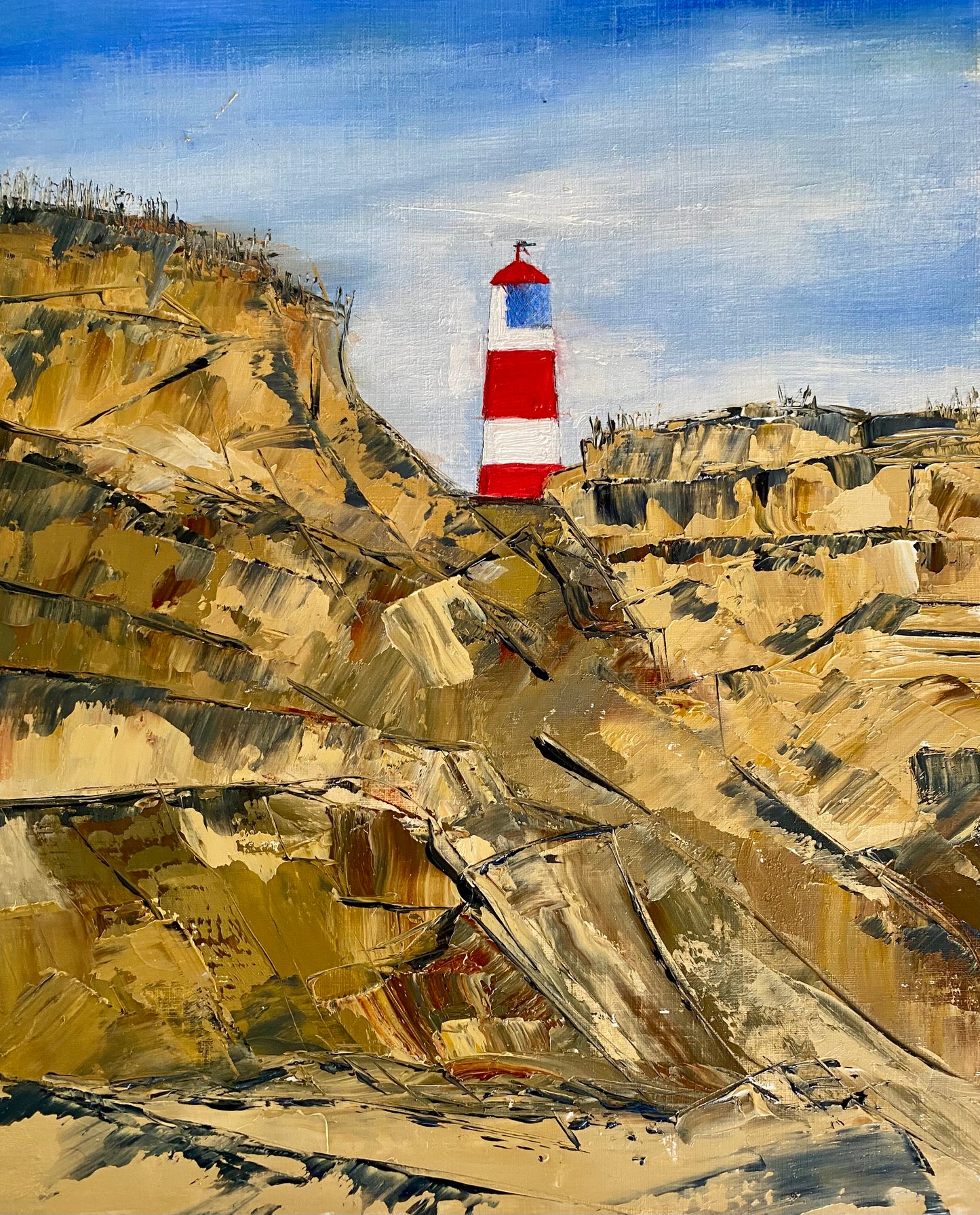 Happisburgh lighthouse - print