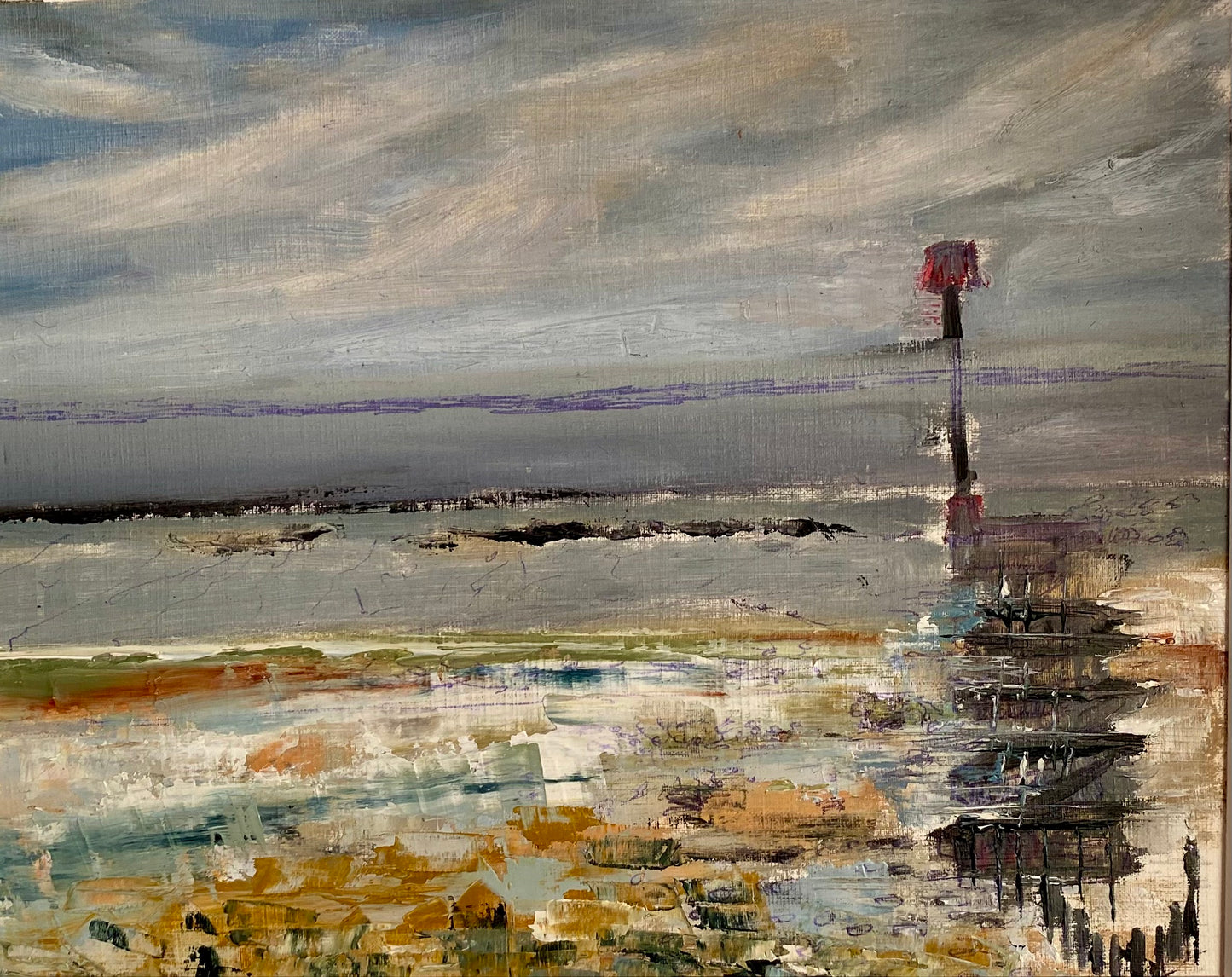 Heacham beach en plein air