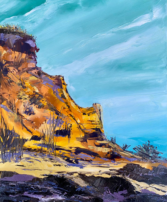 The colours of Happisburgh cliffs